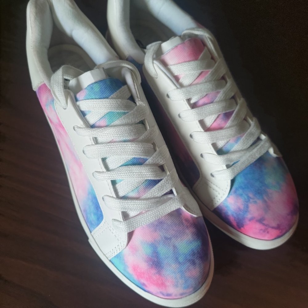 Swin-G Flat Platform Sneaker Blue Pink